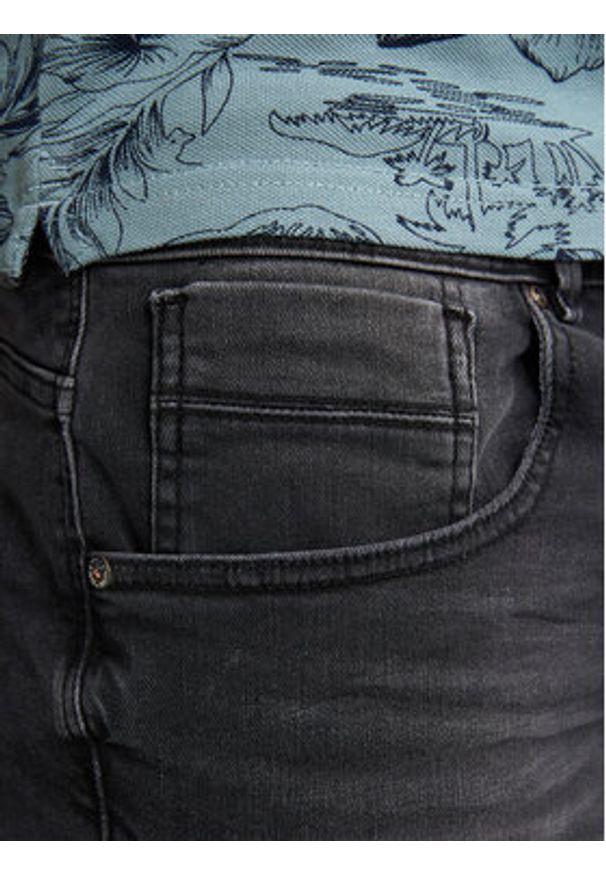 Petrol Industries Szorty jeansowe M-1050-SHO003 Czarny Regular Fit. Kolor: czarny. Materiał: bawełna