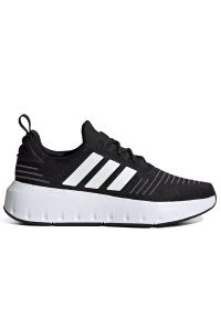 Adidas - Buty adidas Swift Run Shoes IG7293 - czarne. Okazja: na uczelnię. Zapięcie: rzepy. Kolor: czarny. Materiał: guma. Szerokość cholewki: normalna. Sport: bieganie
