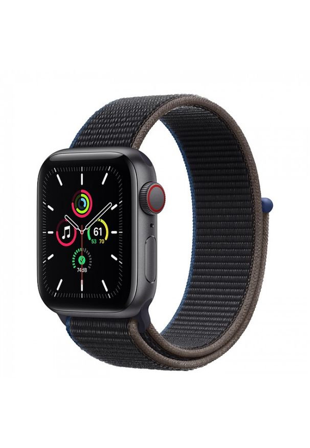 APPLE - Smartwatch Apple Watch SE GPS+Cellular 40mm aluminium, gwiezdna szarość |węgiel opaska sport. Rodzaj zegarka: smartwatch. Styl: sportowy