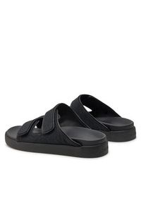 Calvin Klein Klapki Flat Adj Slide Mono Jacq HW0HW01955 Czarny. Kolor: czarny