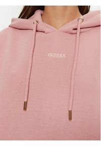 Guess Bluza V4BQ22 KCHX0 Różowy Regular Fit. Kolor: różowy. Materiał: bawełna, syntetyk #5