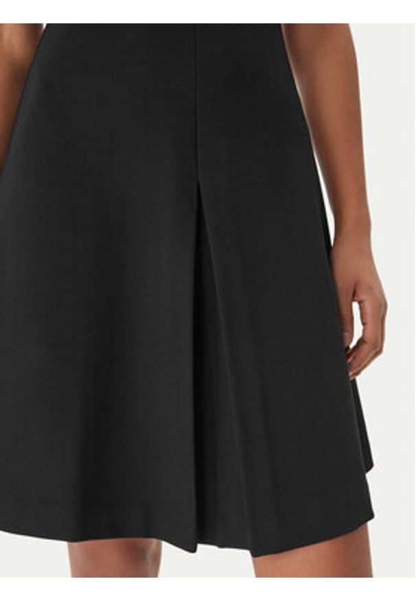 Hugo - HUGO Sukienka codzienna Noella 50557496 Czarny Regular Fit. Okazja: na co dzień. Kolor: czarny. Materiał: wiskoza. Typ sukienki: proste. Styl: casual