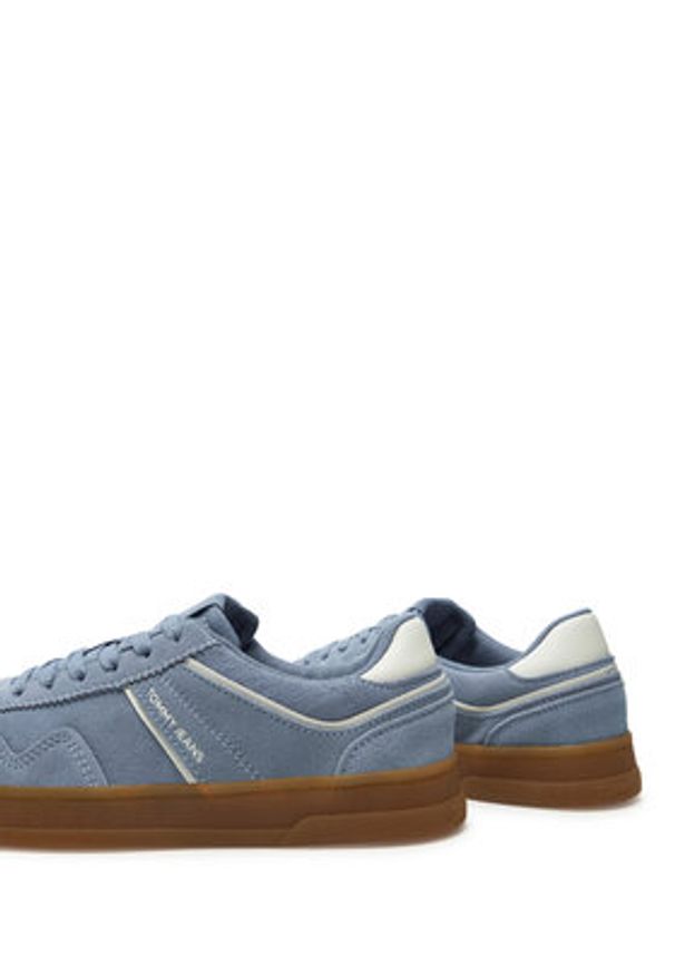 Tommy Jeans Sneakersy The Greenwich Suede EN0EN02696 Szary. Kolor: szary. Materiał: skóra, zamsz