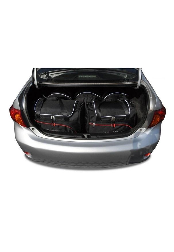 KJUST - Torby Do Bagażnika Toyota Corolla Limousine 2007-2014 5Szt Kjust. Kolor: czarny. Styl: sportowy