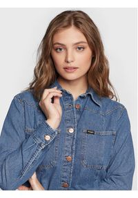 Wrangler Sukienka jeansowa Western W24JLLX8E Niebieski Regular Fit. Kolor: niebieski. Materiał: bawełna #2