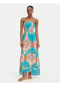 Maaji Sukienka letnia Isadora PT2123CLD009 Błękitny Regular Fit. Kolor: niebieski. Materiał: wiskoza. Sezon: lato #1