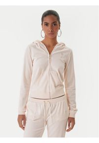 Juicy Couture Bluza Robyn JCSEBJ007G Różowy Slim Fit. Kolor: różowy. Materiał: bawełna #1