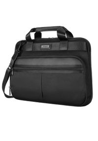 TARGUS - Targus Mobile Elite Slimcase 13-14'' czarny. Kolor: czarny. Materiał: nylon, materiał. Styl: elegancki, biznesowy