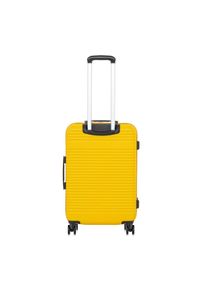 Ochnik - Komplet walizek na kółkach 19'/24'/28'. Kolor: żółty. Materiał: materiał, poliester, guma, kauczuk #10