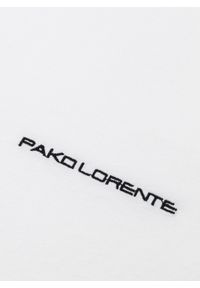Pako Lorente - PAKO LORENTE – Biały t-shirt męski. Kolor: czarny, niebieski, biały. Materiał: bawełna #8