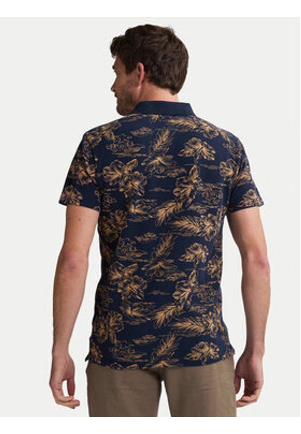 Petrol Industries Polo M-1050-POL911 Granatowy Regular Fit. Typ kołnierza: polo. Kolor: niebieski. Materiał: bawełna