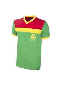 COPA FOOTBALL - Koszulka retro piłkarska dla dorosłych - Kamerun 1989 - Zielona. Kolor: zielony. Sezon: lato. Sport: piłka nożna