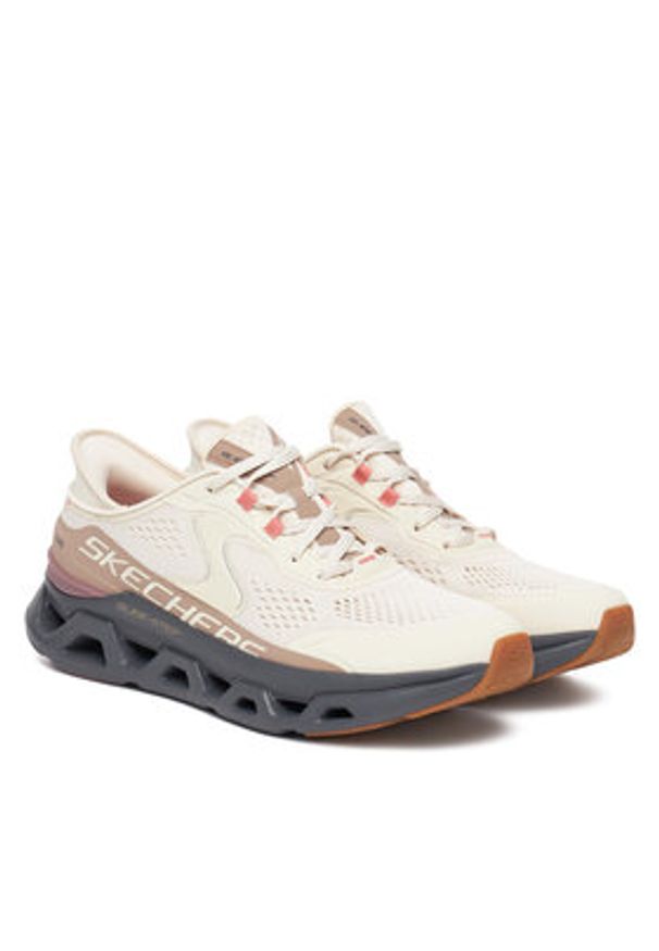 skechers - Skechers Sneakersy Glide-Step Altus- 150510/NTGY Beżowy. Kolor: beżowy. Materiał: materiał
