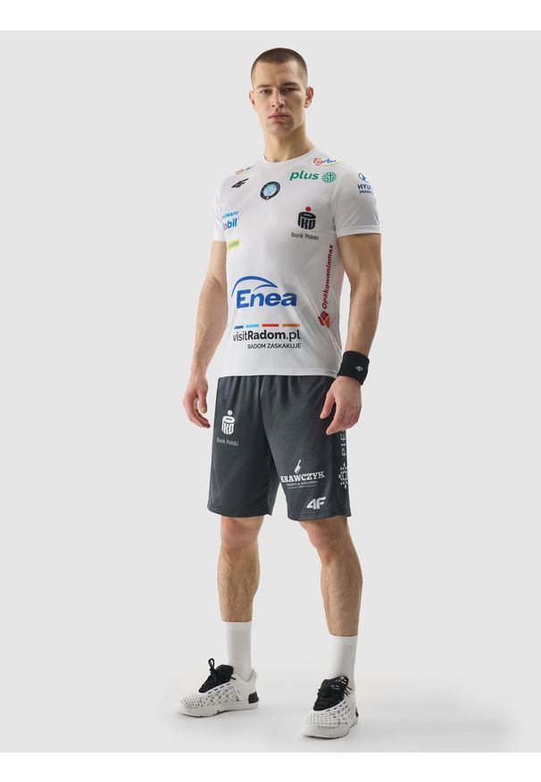 4f - 4F Koszulka replika domowa z sezonu 2023/2024 męska 4F x Czarni Radom - multikolor 3XL. Okazja: do domu. Kolor: wielokolorowy. Wzór: nadruk