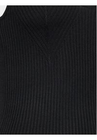 Gina Tricot Sukienka dzianinowa 19485 Czarny Slim Fit. Kolor: czarny. Materiał: syntetyk, wiskoza
