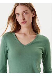 United Colors of Benetton - United Colors Of Benetton Bluzka 3GA2E4245 Zielony Regular Fit. Kolor: zielony. Materiał: bawełna #3