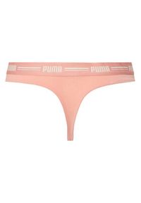 Puma Komplet 2 par stringów 907850 Koralowy. Kolor: pomarańczowy. Materiał: bawełna #5