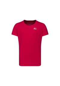 KINGSLAND - Koszulka dla dzieci Kingsland. Kolor: różowy. Sport: jeździectwo #1