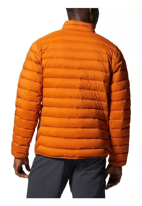 MOUNTAIN HARDWEAR - Kurtka puchowa męska Mountain Hardwear Deloro Down. Kolor: żółty, pomarańczowy, wielokolorowy. Materiał: puch