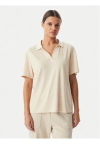 EA7 Emporio Armani Polo 7W001462 AF13919 U1088 Beżowy Regular Fit. Typ kołnierza: polo. Kolor: beżowy #1