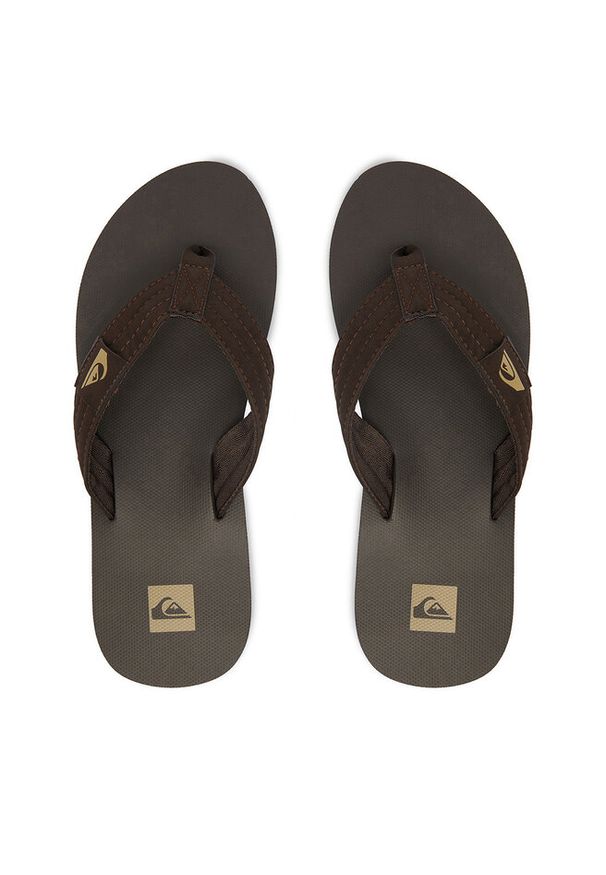 Japonki Quiksilver. Kolor: brązowy