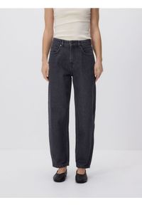 Reserved - Jeansy mom fit - szary. Kolor: szary #1