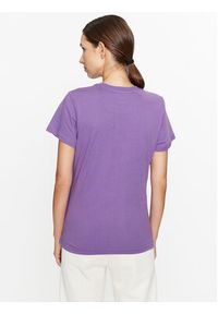Helly Hansen T-Shirt Logo 34112 Fioletowy Regular Fit. Kolor: fioletowy. Materiał: bawełna #10
