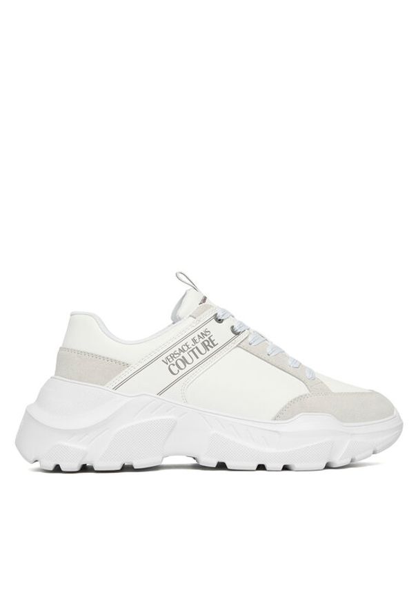 Versace Jeans Couture Sneakersy 79YA3SC2 ZPB30 003 Biały. Kolor: biały. Materiał: skóra