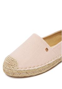 DeeZee Espadryle Q124-1 Różowy. Kolor: różowy. Materiał: materiał #7