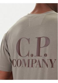 C.P. Company T-Shirt 19CMTS103A005100W Khaki Regular Fit. Kolor: brązowy. Materiał: bawełna #5