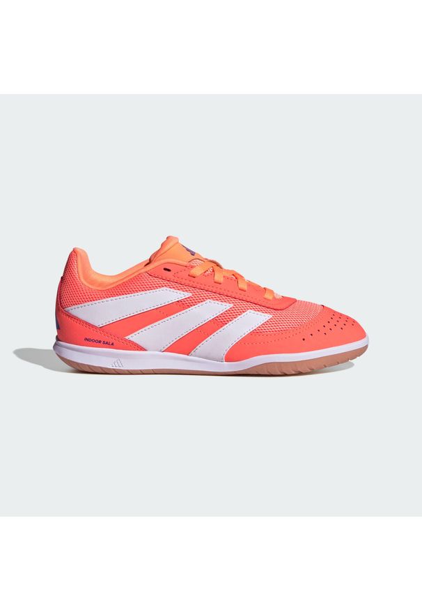 Adidas - Buty piłkarskie Predator Club Indoor Sala Kids. Kolor: wielokolorowy, biały, pomarańczowy. Sport: piłka nożna