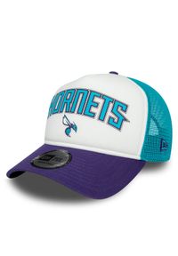 New Era Czapka z daszkiem Nba Retro Trucker Hornets 60434971 Biały. Kolor: biały. Materiał: materiał. Styl: retro