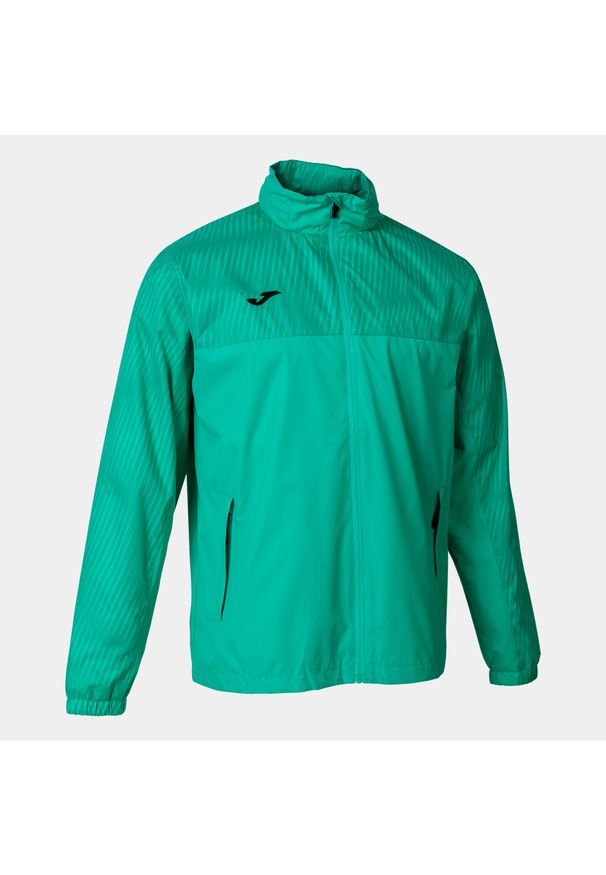 Kurtka do piłki nożnej męska Joma Montreal przeciwdeszczowa. Kolor: zielony. Sport: piłka nożna, tenis