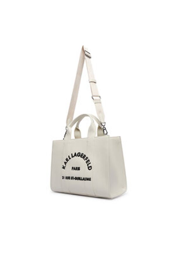 Karl Lagerfeld - KARL LAGERFELD Torebka B1W30041 Biały. Kolor: biały. Materiał: skórzane