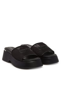 DKNY Klapki K1537441 Czarny. Kolor: czarny. Materiał: skóra #4