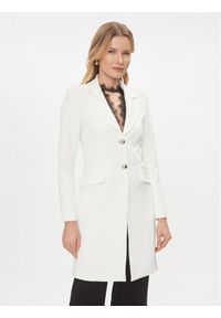 Rinascimento Płaszcz przejściowy CFC0117952003 Biały Regular Fit. Kolor: biały. Materiał: syntetyk #1