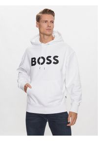 BOSS - Boss Bluza Sullivan 16 50496661 Biały Oversize. Kolor: biały. Materiał: bawełna #1
