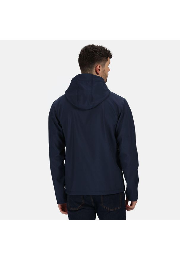 Regatta - Softshell Z Kapturem Męski Venturer. Typ kołnierza: kaptur. Kolor: czarny. Materiał: softshell. Sport: turystyka piesza