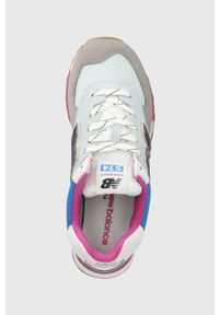 New Balance sneakersy WL574PO2 kolor szary. Nosek buta: okrągły. Zapięcie: sznurówki. Kolor: szary. Materiał: guma. Model: New Balance 574