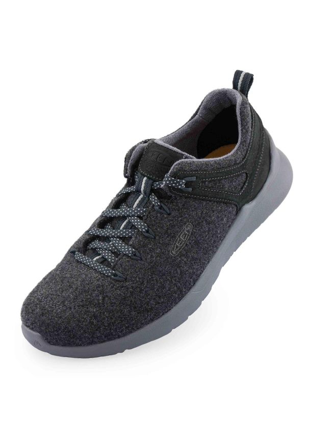 keen - Glemo Highland Arway męskie buty trekkingowe czarne. Kolor: szary, wielokolorowy. Materiał: skóra. Obcas: na obcasie. Wysokość obcasa: średni