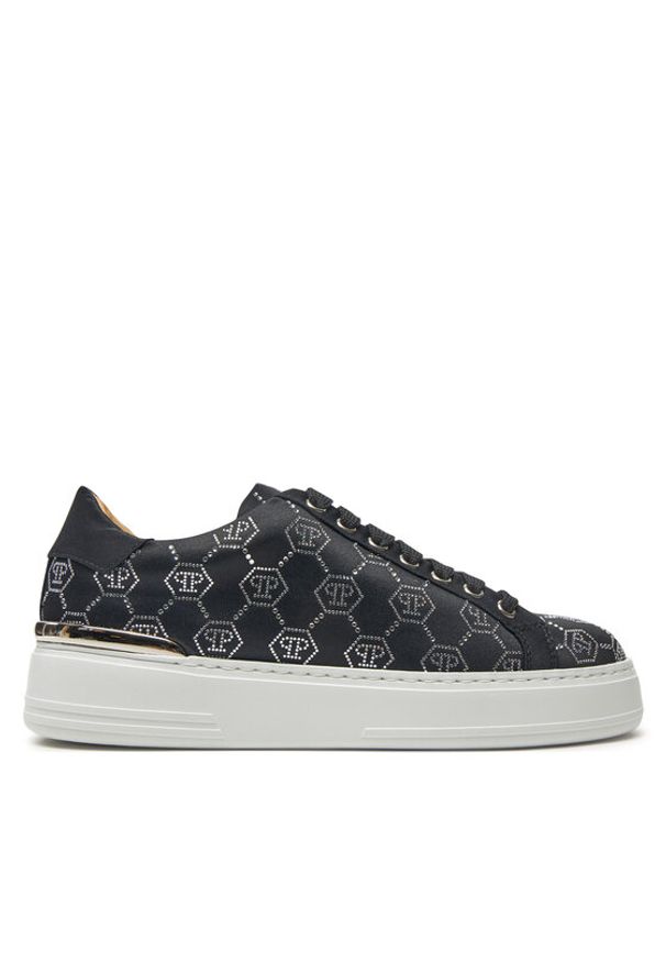 Philipp Plein - PHILIPP PLEIN Sneakersy AADS WSC2758 PTE028N Czarny. Kolor: czarny. Materiał: materiał