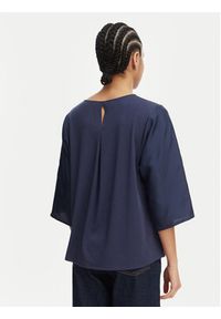 Weekend Max Mara Bluzka Fastoso 2615941032 Granatowy Relaxed Fit. Kolor: niebieski. Materiał: jedwab #5