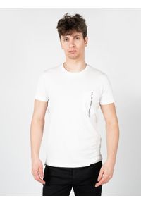 Diesel T-Shirt "T-Rubin" | 00SASJ-0AAXJ- | Mężczyzna | Biały. Okazja: na co dzień. Kolor: biały. Materiał: bawełna. Styl: casual