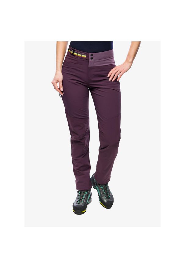 ORTOVOX - Spodnie softshell damskie Ortovox Pala Pants. Kolor: fioletowy. Materiał: softshell