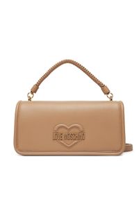Love Moschino - LOVE MOSCHINO Torebka JC4096PP1OLL0104 Beżowy. Kolor: beżowy. Materiał: skórzane #1
