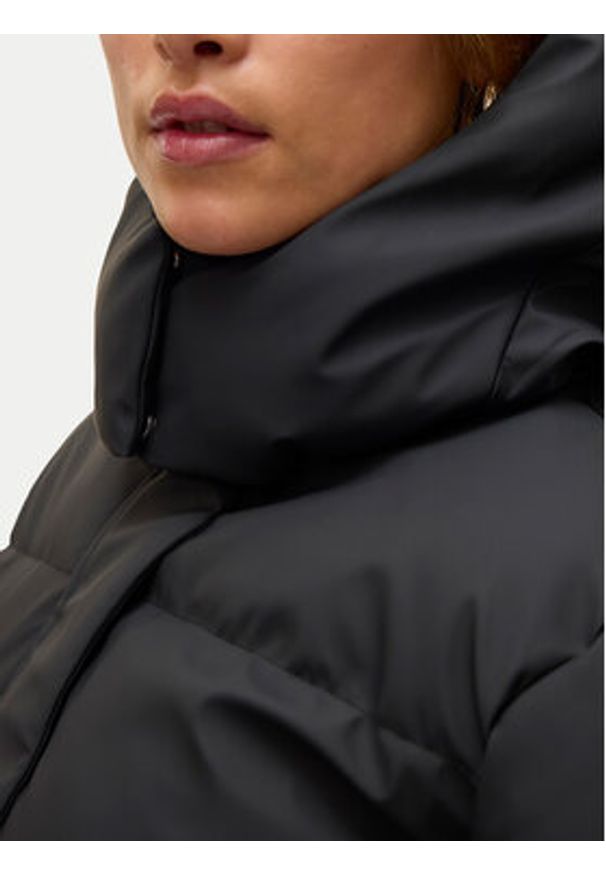 Vero Moda Kurtka zimowa Greta Kylie 10311315 Czarny Regular Fit. Kolor: czarny. Materiał: skóra. Sezon: zima