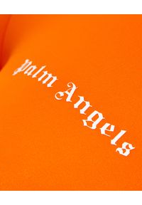 PALM ANGELS - Pomarańczowe legginsy z lampasami. Stan: podwyższony. Kolor: pomarańczowy. Styl: elegancki