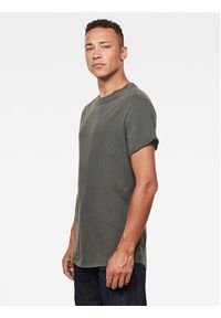 G-Star RAW - G-Star Raw T-Shirt D16396-2653-B575 Szary Regular Fit. Kolor: szary. Materiał: bawełna #9
