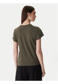 Polo Ralph Lauren T-Shirt 211B14605011 Brązowy Classic Fit. Typ kołnierza: polo. Kolor: brązowy. Materiał: bawełna #6