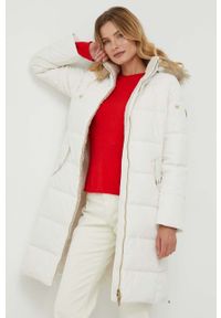Lauren Ralph Lauren kurtka puchowa damska kolor beżowy zimowa. Kolor: beżowy. Materiał: puch. Sezon: zima #7